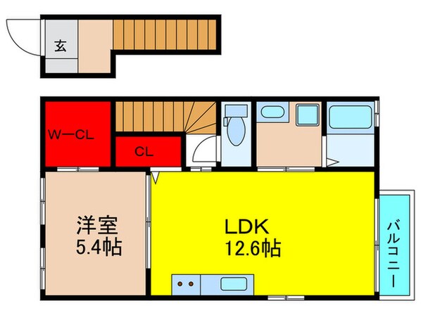 セラフィーメゾン東香里園の物件間取画像